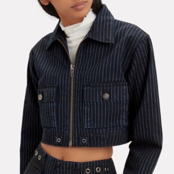 Jean Atelier Alix Crop jacket NWT Size 6 - Picture 2 of 8